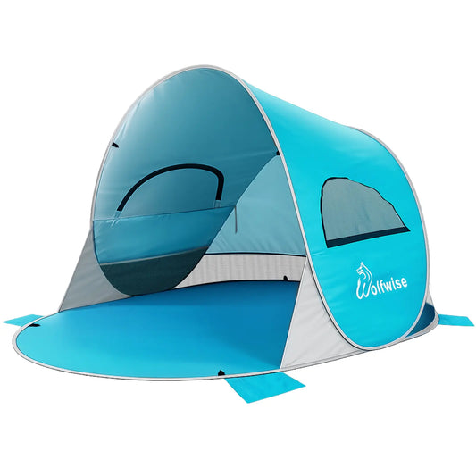 Instant Pop-Up Beach Tent – UV Protection & Portable Sun Shelter