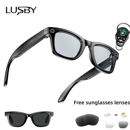 Smart AI Glasses with Camera & Real-Time Translation