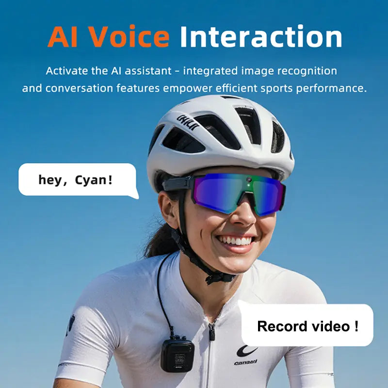 Smart Camera Glasses – 2K Video, Bluetooth Audio & AI Assistant