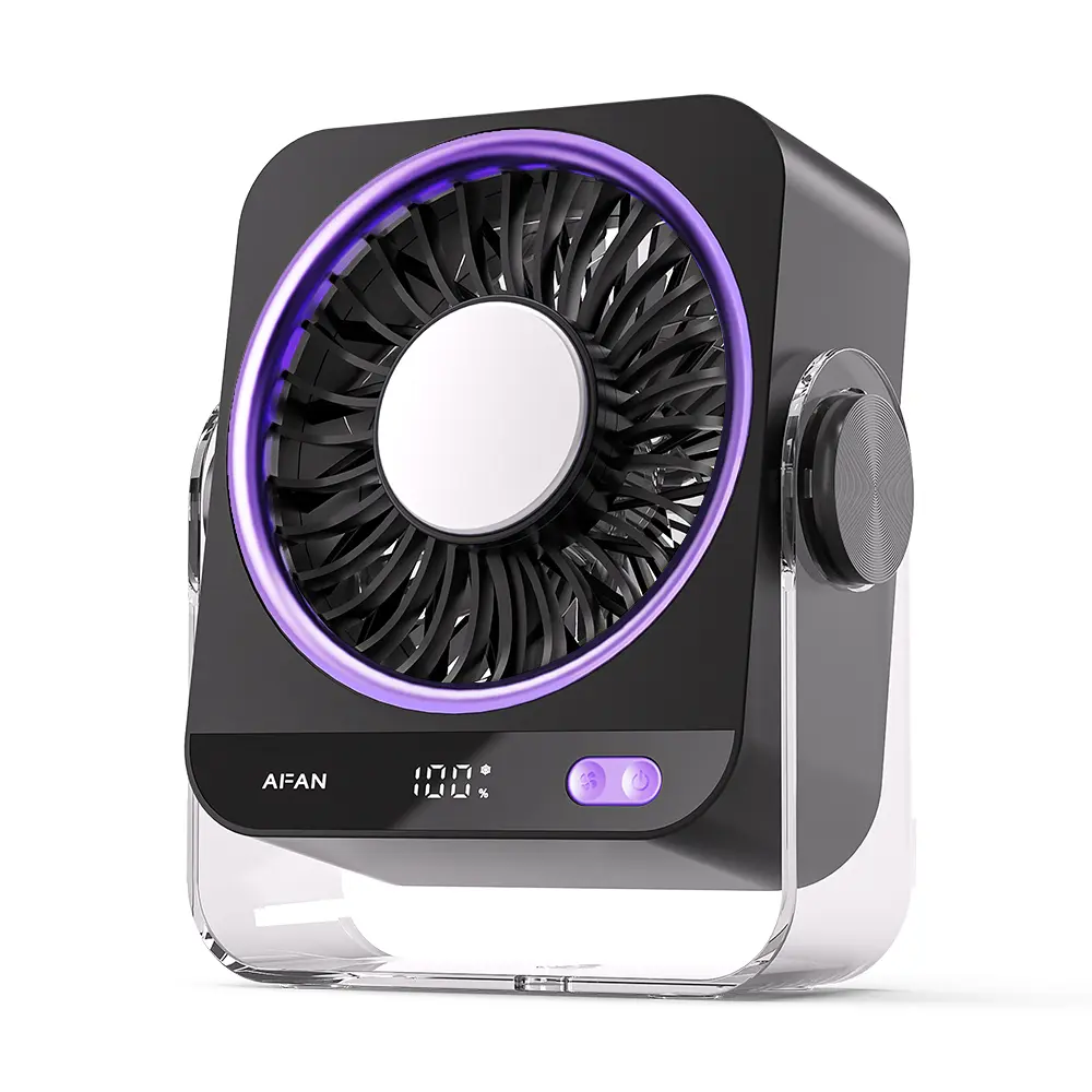 Quiet Desk Cooling Fan with Digital Display