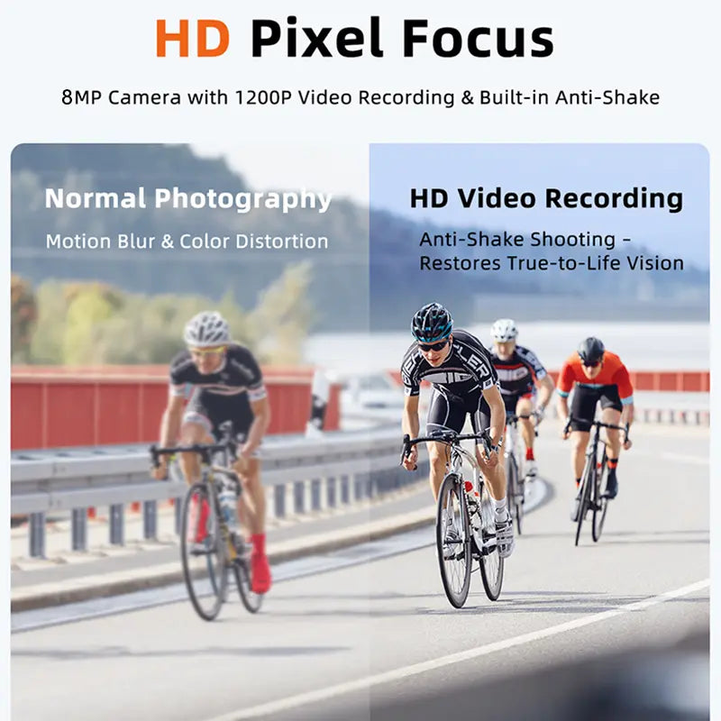 Smart Camera Glasses – 2K Video, Bluetooth Audio & AI Assistant