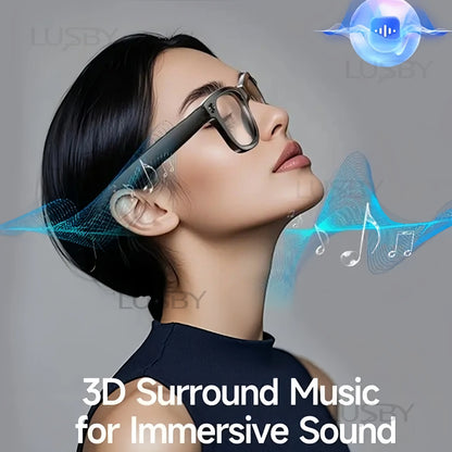 Smart AI Glasses with Camera & Real-Time Translation
