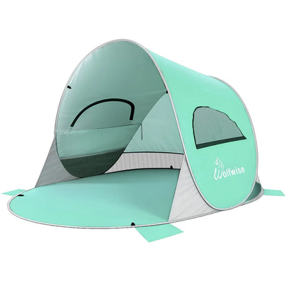 Instant Pop-Up Beach Tent – UV Protection & Portable Sun Shelter
