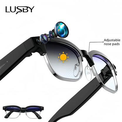Smart AI Glasses with Camera & Real-Time Translation