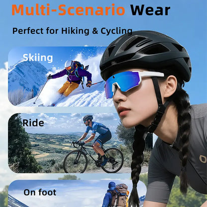 Smart Camera Glasses – 2K Video, Bluetooth Audio & AI Assistant